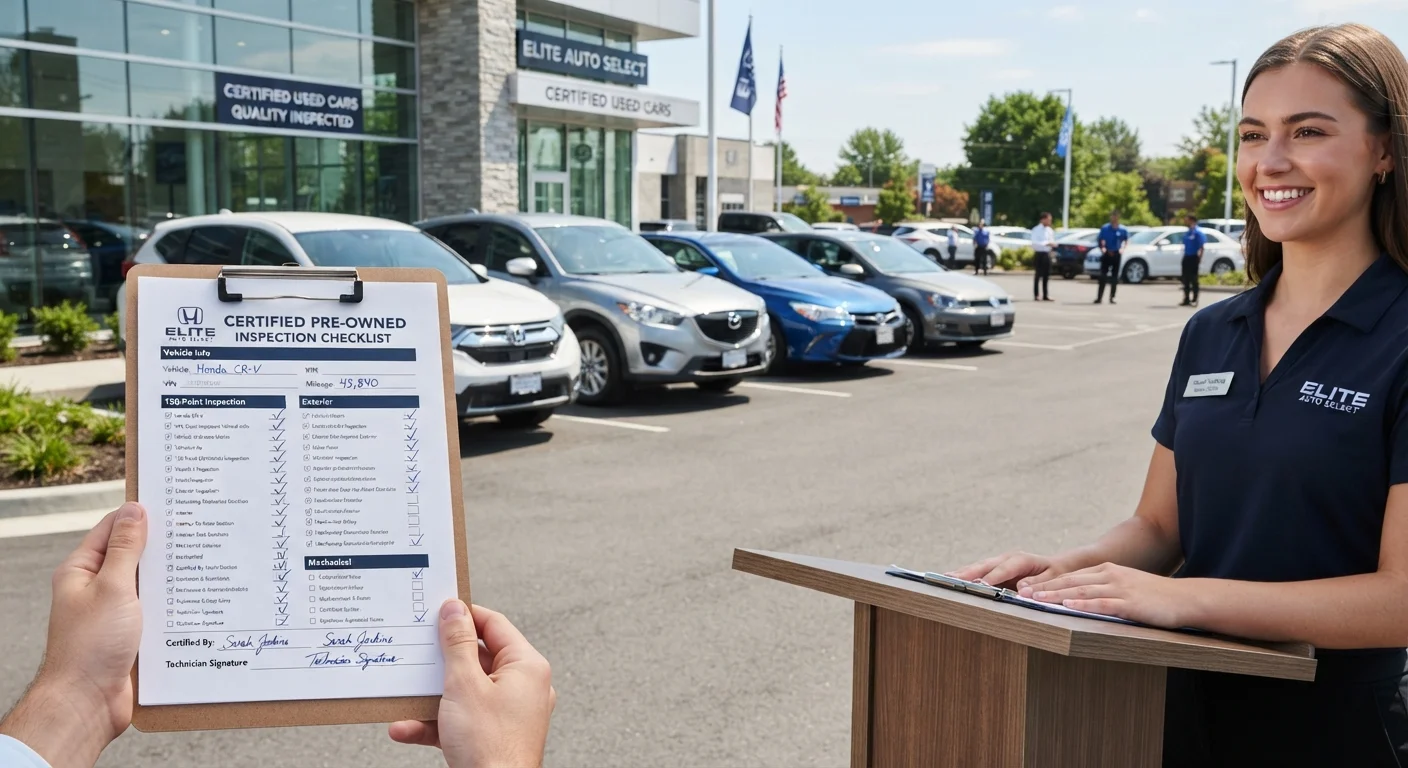 Certified Pre-Owned Programs: What the Designation Actually Guarantees