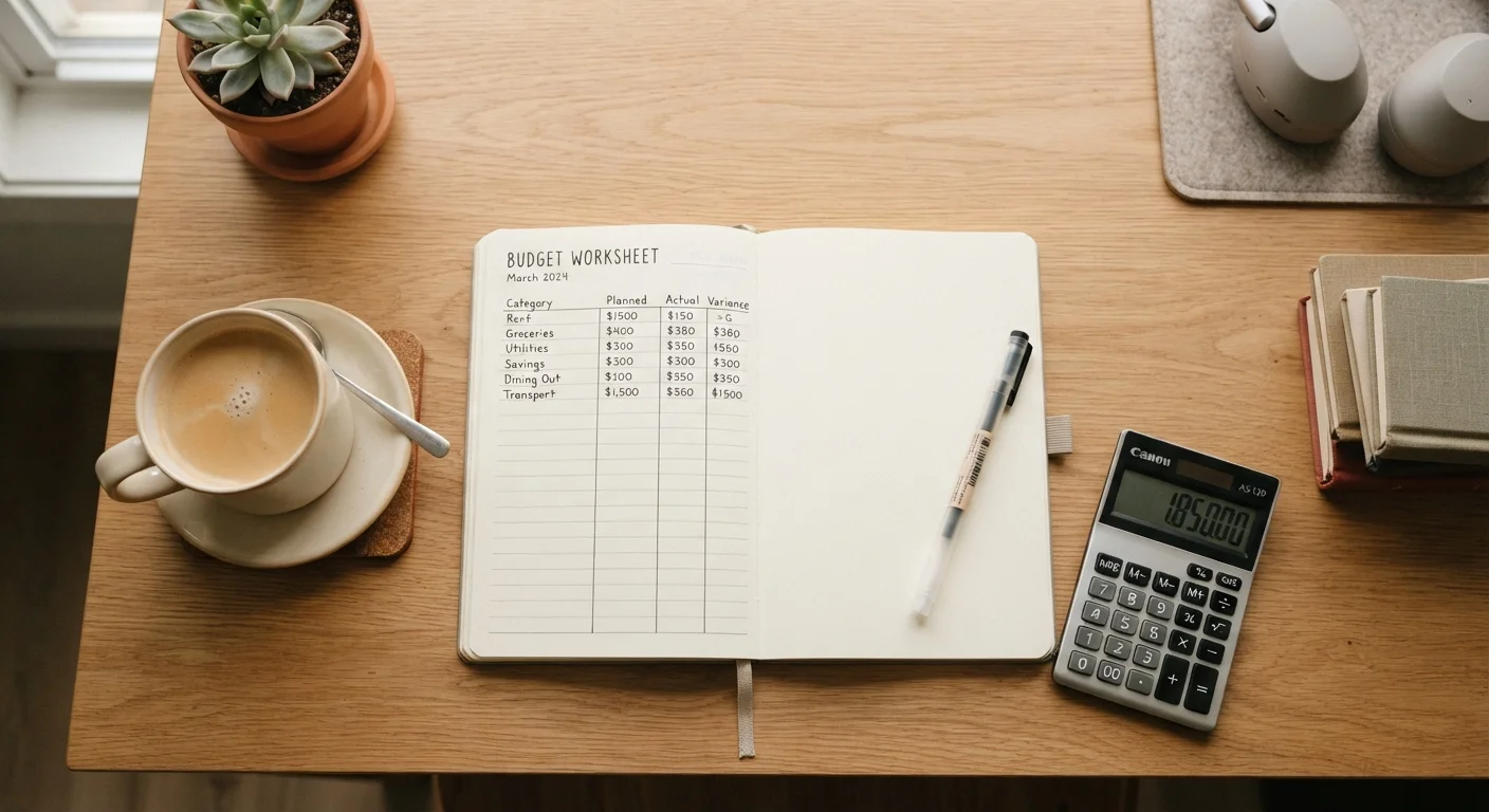 Your First Monthly Budget in Seven Steps